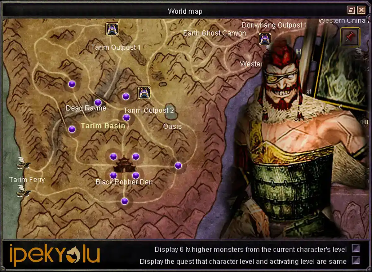 Silkroad Online Uruchi Unique Spawn Points